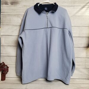 Architect 3/4 Zip Womens‎ Pullover Blue Sweatshirt XL